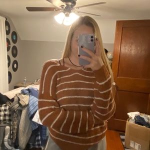 burnt orange sweater